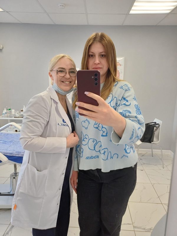 Фото из отзыва пациентки